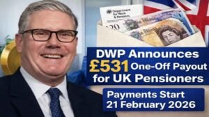 DWP Announces £531 One-Off Payout for UK Pensioners – Payments Start 21 February 2026