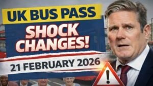 UK Free Bus Pass Rules Officially Changing From 21th February 2026